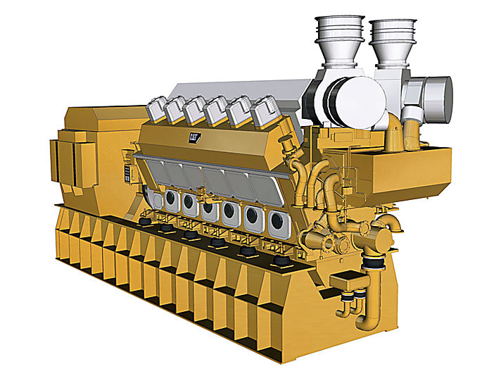 Морская генераторная установка Caterpillar 12CM43C