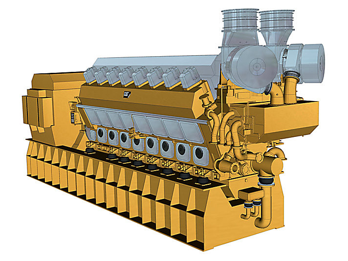 Морская генераторная установка Caterpillar 16CM43C